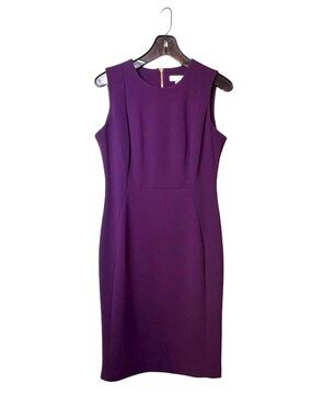 calvin klein dresses purple Form Fitting Calvin Klein Dress , Womens Size